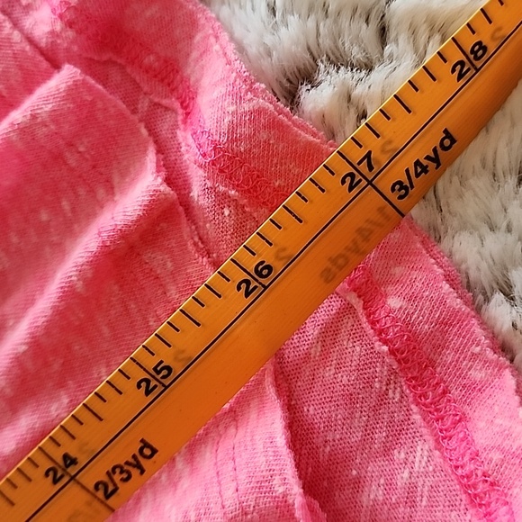 ABERCROMBIE PINK PEPLUM BUTTON FRONT T-SHIRT L - Picture 12 of 12